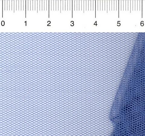 Tulle polyester bleu/violet