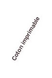 coton imprimable